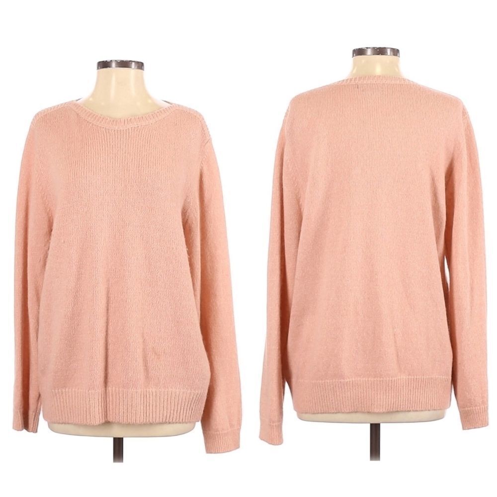 MONOPRIX FEMME Wool Alpaca Crew Sweater L